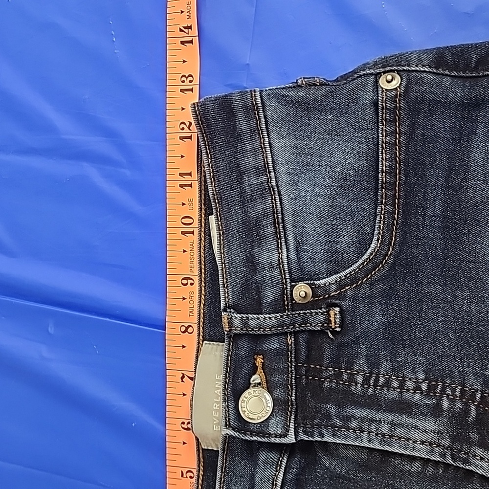 Everlane The Mid-Rise Skinny Stretch Jean Dark Wash sz 26 - Picture 13 of 16